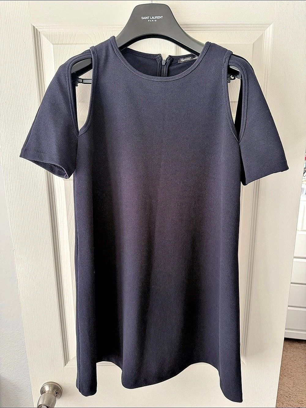 Zara Mini Dress in Blue Size Medium Like New